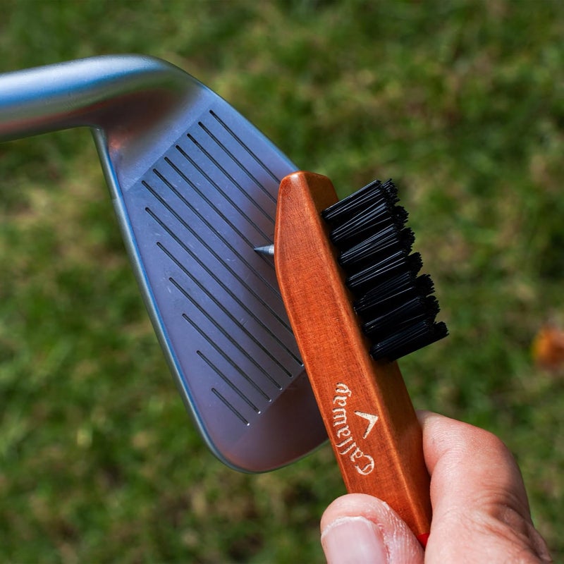 Callaway Heritage Wood Golf Club Brush with Groove Cleaner - Image 5